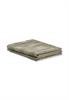 Gewebter Schal aus 100% Baumwolle olive brown