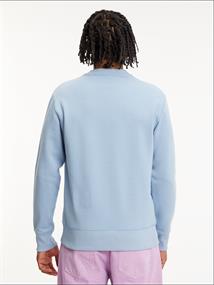 GLITCHED MONOLOGO CREW NECK iceland blue