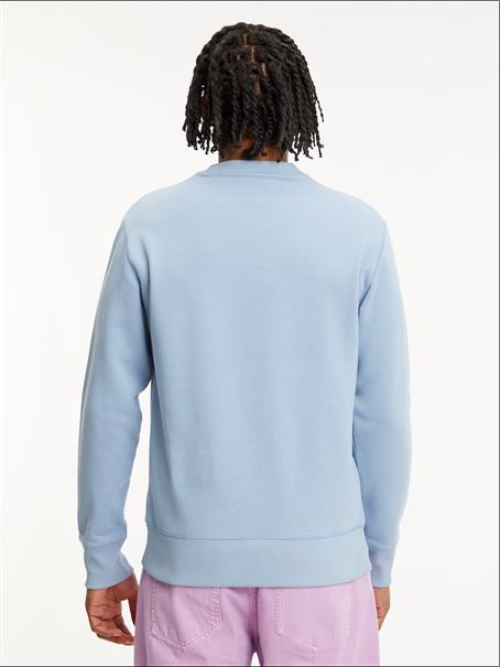 GLITCHED MONOLOGO CREW NECK iceland blue