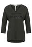 Glitter Wording Shirt bassy olive