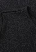 Glitzer Strick-Look Shirt black