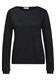 Glitzer Strick-Look Shirt black