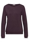 Glitzer Strick-Look Shirt jazz berry