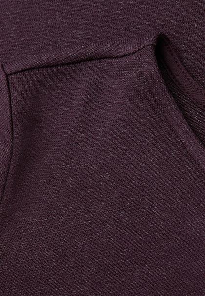 Glitzer Strick-Look Shirt jazz berry