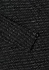 Glitzer Strukturshirt black