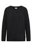 Glitzer Strukturshirt black