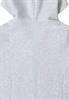 Glitzernde Hoodie Sweatjacke luna grey melange