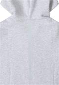 Glitzernde Hoodie Sweatjacke luna grey melange