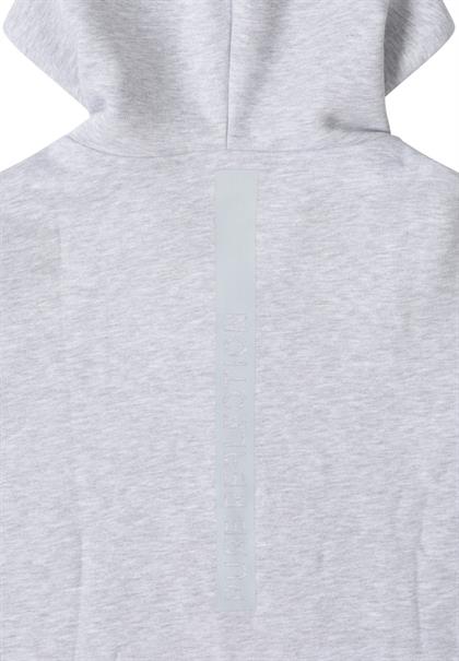 Glitzernde Hoodie Sweatjacke luna grey melange