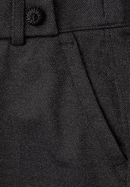 Glitzernde Straight Leg Hose black