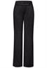 Glitzernde Straight Leg Hose black