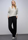 Glitzernder Dolman Pullover pelican grey mel.