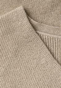 Glitzernder Pullover cotton beige