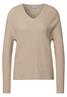 Glitzernder Pullover cotton beige