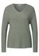 Glitzernder Pullover dusty milky green