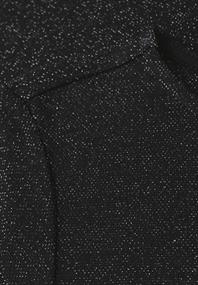 Glitzerndes Langarmshirt black