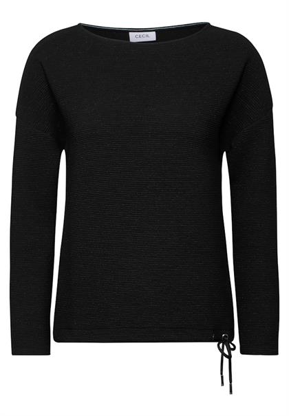 Glitzerndes Ottoman Shirt black