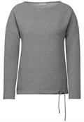 Glitzerndes Ottoman Shirt platinum grey mel.