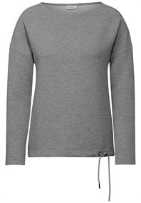 Glitzerndes Ottoman Shirt platinum grey mel.