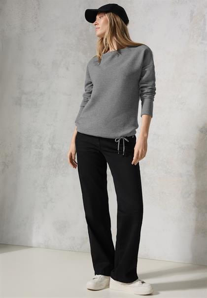 Glitzerndes Ottoman Shirt platinum grey mel.