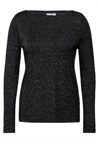 Glitzerndes Shirt black