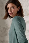 Glitzerndes Shirt glaced salvia green