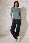 Glitzerndes Shirt glaced salvia green