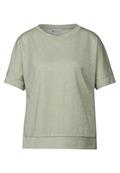 Glitzerndes T-Shirt dusty milky green