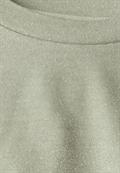 Glitzerndes T-Shirt dusty milky green