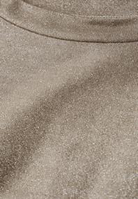 Glitzerndes T-Shirt safari beige