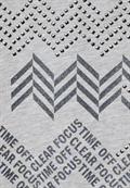 Glitzerprint T-Shirt mineral grey melange