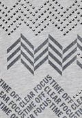 Glitzerprint T-Shirt mineral grey melange