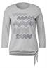 Glitzerprint T-Shirt mineral grey melange