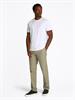 GLOBAL STRIPE CUFF TEE white