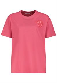 glowing pink
