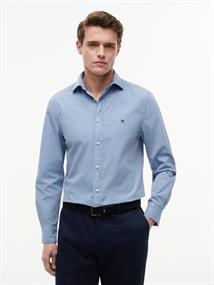GMD POPLIN SEMI SPREAD RF SHT brisk blue