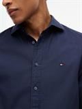 GMD POPLIN SEMI SPREAD RF SHT carbon navy