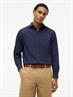 GMD POPLIN SEMI SPREAD RF SHT carbon navy