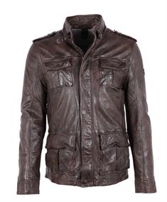 GMTasdo- Lederjacke chestnut