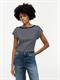 GOLD BTN CAP-SLV BOAT-NK TEE breton stp dark night navy - calico