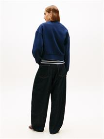 GOLD BTN HWK BOMBER dark night navy