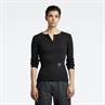 Granddad slim l\s wmn dk black