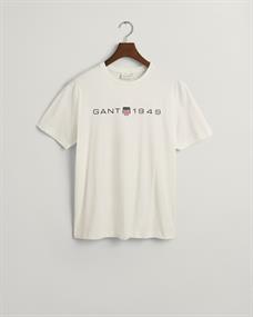 Graphic T-Shirt mit Print eggshell