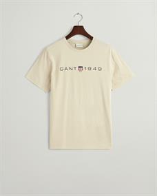 Graphic T-Shirt mit Print silky beige