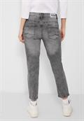 Graue Loose Fit Jeans grey washed