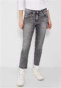 Graue Loose Fit Jeans grey washed