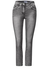Graue Loose Fit Jeans grey washed