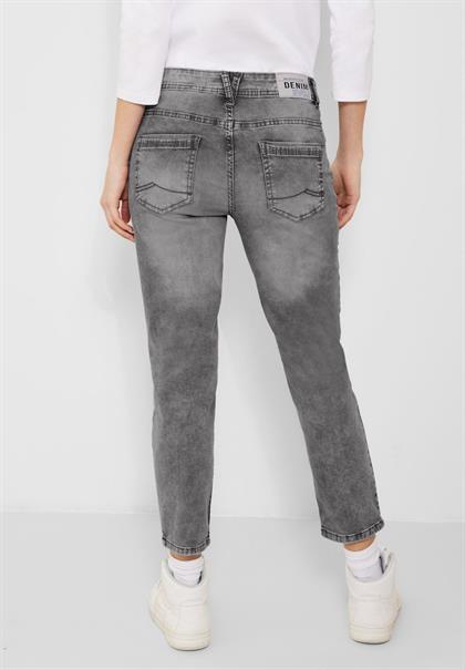 Graue Loose Fit Jeans grey washed