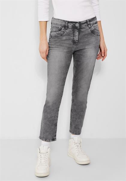 Graue Loose Fit Jeans grey washed
