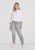 Graue Slim Fit Jeans light grey random wash